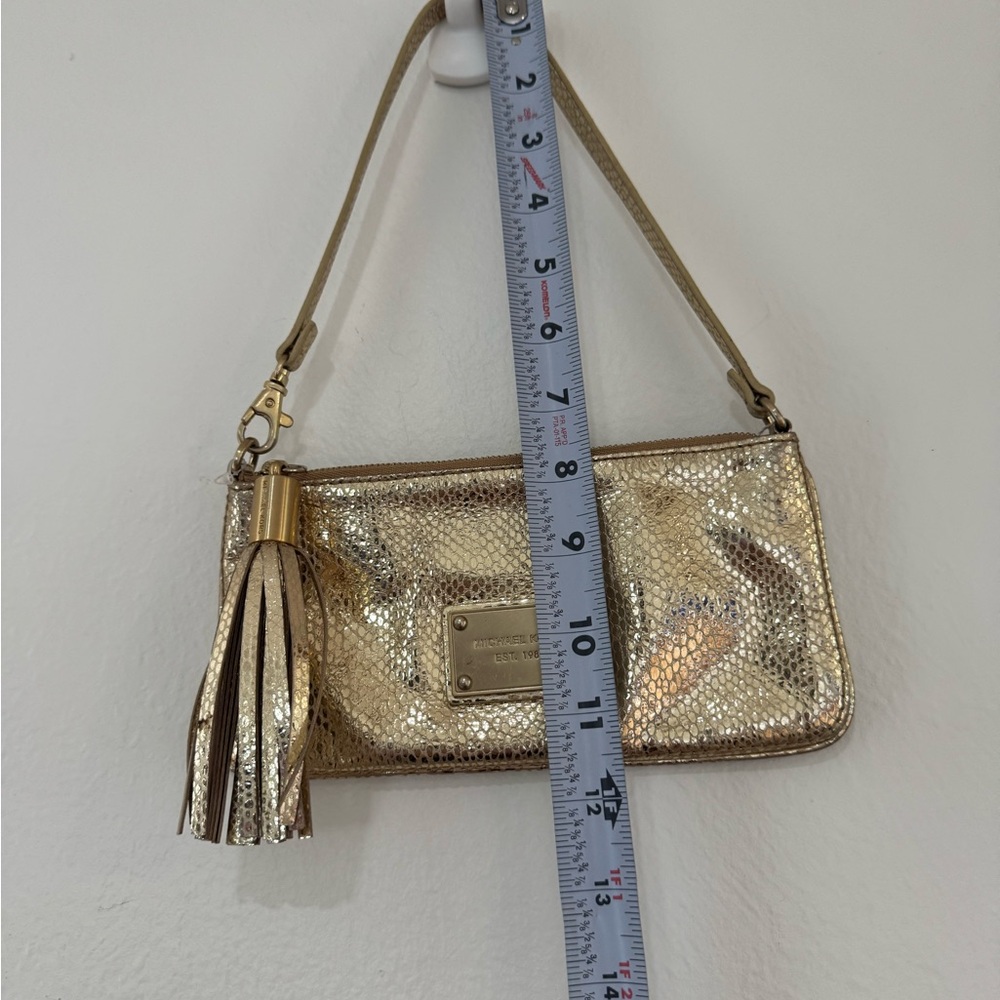 Michael Kors‎ Metallic Gold Wristlet - Picture 3 of 8